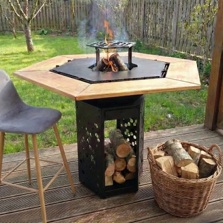 Τζάκι-Μπάρμπεκιου Grand-Transformer Hex 75-(High)-12